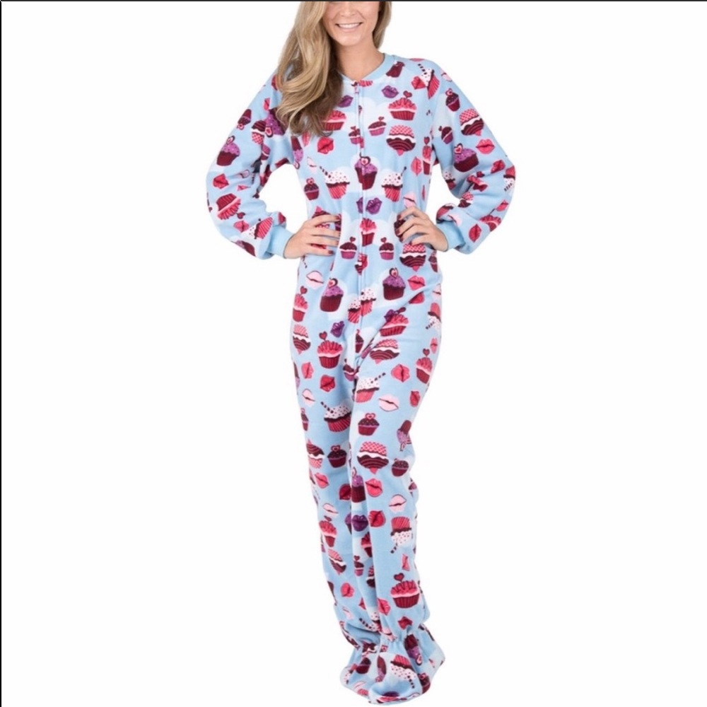 Adult Cupcake Onesie PJs